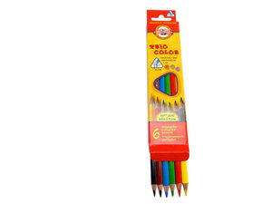 Színes ceruzák Tricolor vékony , 6 színben-1